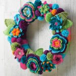 Crochet Flower Wreath Free Crochet Pattern