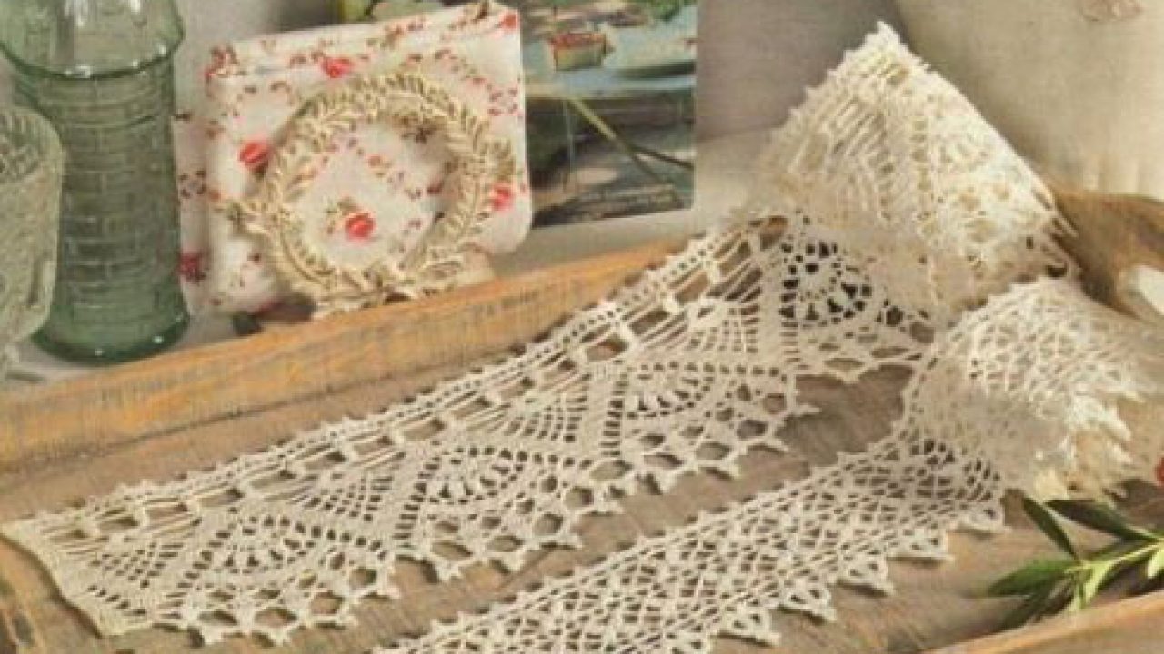 Crochet Edgings 1 Symbol Diagram Crochet Borders Pinterest