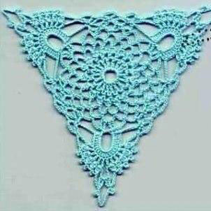 Triangle Crochet Diagram