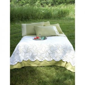 Spinning Wheels Bedspread Free Crochet Pattern