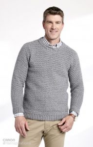 Adult Crochet Crew Neck Pullover ⋆ Crochet Kingdom