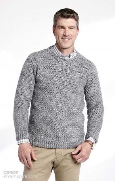 Men's Sweaters ⋆ Crochet Kingdom (1 free crochet patterns)