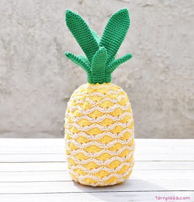 Free Crocheted Pineapple Pattern Crochet Kingdom Crochet pineapple fruit applique sold appliques pcs patch