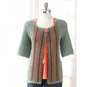 Patons Crochet Jacket Intermediate Crochet Pattern
