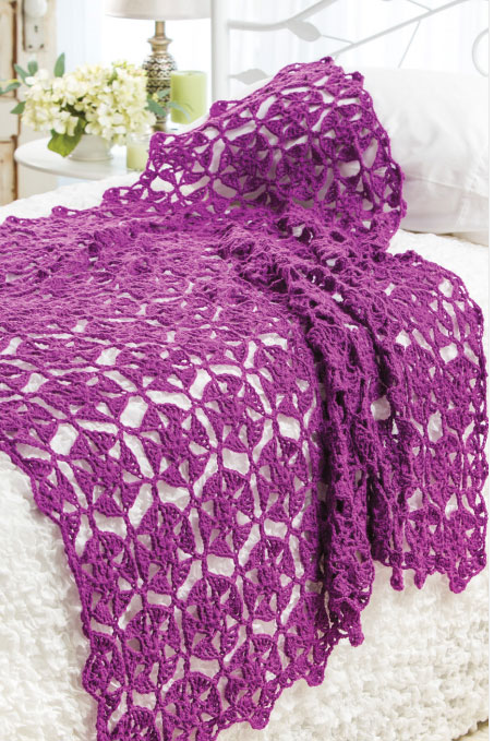 Freesia crochet bedding free pattern