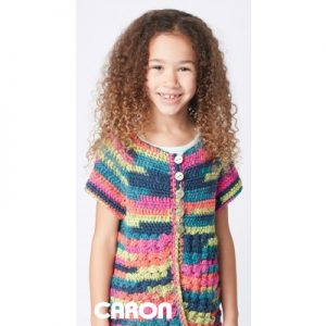 Easy Way Down Free Easy Kids' Cardigan Crochet Pattern