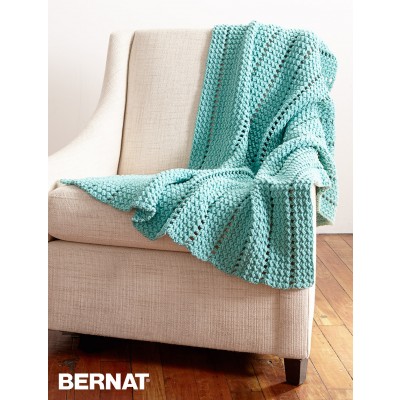 Eyelets and Textures Free Easy Blanket Crochet Pattern