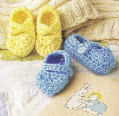 Itty Bitty Booties Crochet Pattern for Baby ⋆ Crochet Kingdom