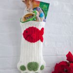 Cat Paws Christmas Stocking Free Crochet Pattern