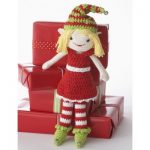 Lily the Christmas Elf Free Easy Child's Toy Crochet Pattern