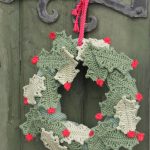 Open for Christmas! Holly Leaf Wreath Crochet Pattern
