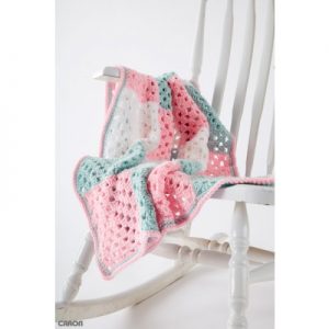 Springtime Squares Blanket Free Beginner Crochet Pattern