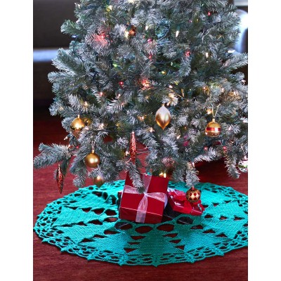 Tree Skirt Free Crochet Pattern