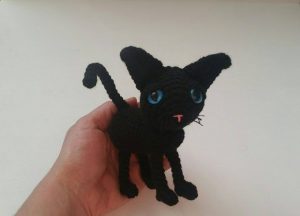 Coraline Cat Amigurumi Pattern Free