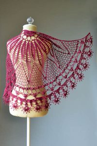 Corona Shawl Free Crochet Pattern