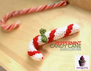Free Peppermint Candy Cane Crochet Pattern ⋆ Crochet Kingdom