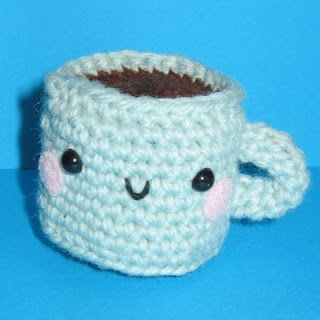Little cafe con leche cup from Amigurumi World