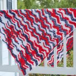 American Waves Throw Free Knitting Pattern