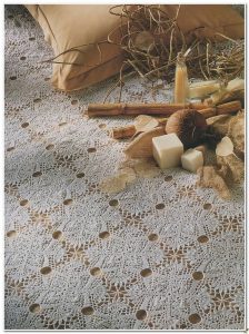 Wake Up Call Crochet Lace Tablecloth