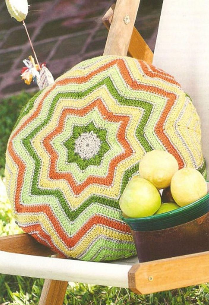 Crochet Star Pillow Pattern