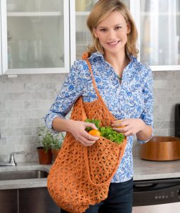 Lacy Crochet Market Bag Free Crochet Pattern