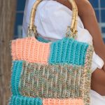 Ribbed Project Bag Free Crochet Pattern