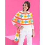 Daisy Chain Poncho and Bag Set Free Crochet Pattern