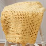 Filet Crochet Bunny Blanket Free Pattern