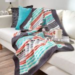 Inspired Stripe Throw Free Crochet Pattern