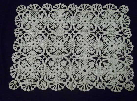 Square Motif Lace Doily Pattern
