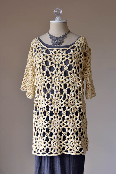 Sunbeam Tunic Free Crochet Pattern