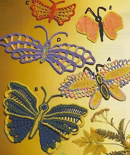 Crochet butterfly patterns