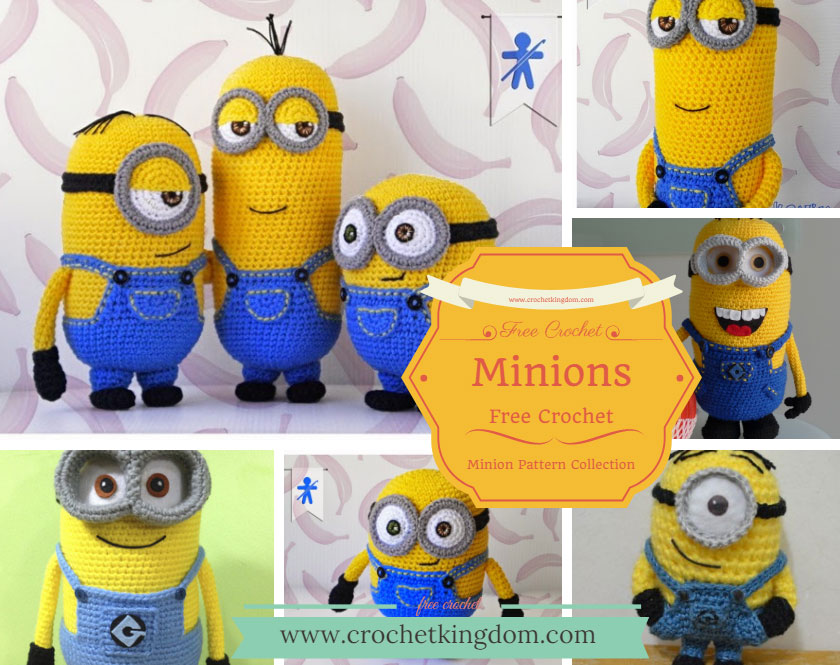 Minion Free Crochet Pattern www.crochetkingdom.com