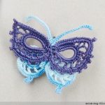 Purple and Blue Crochet Butterfly Pattern