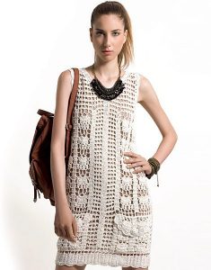 Tank Style Summer Dress Crochet Pattern