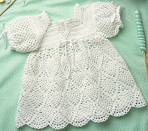 crochet baby frocks free patterns
