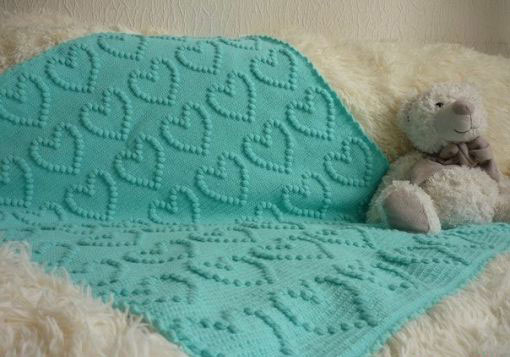 free crochet baby blankets with hearts Archives ⋆ Crochet Kingdom (11