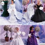 Wedding Day Fashion Doll and Barbie Crochet Dress Patterns