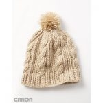 Caron Cable Twist Hat Free Crochet Pattern