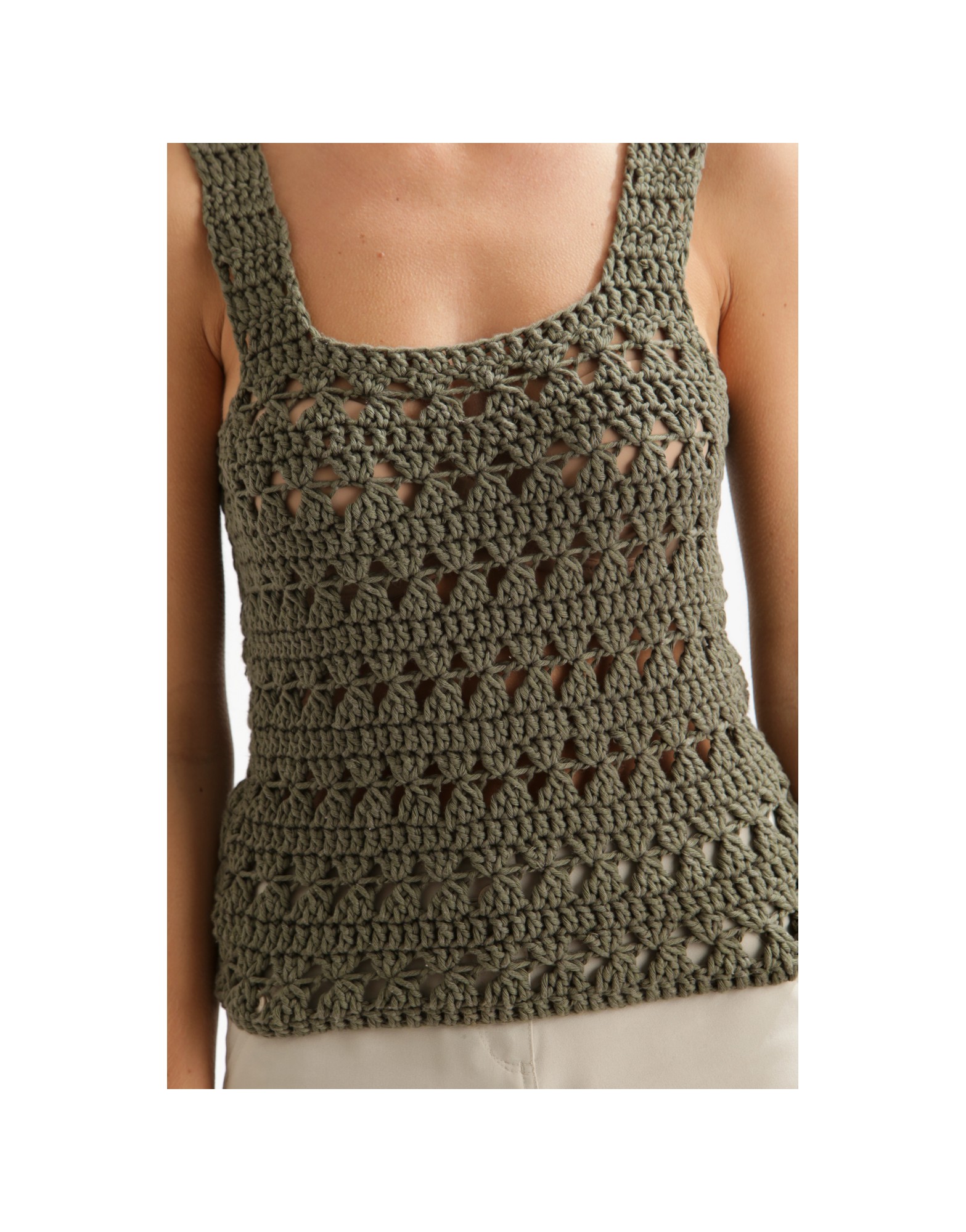 Cute Tank Top Free Crochet Pattern