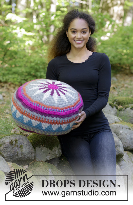 Marrakesh Free Crochet Pouffe Pattern