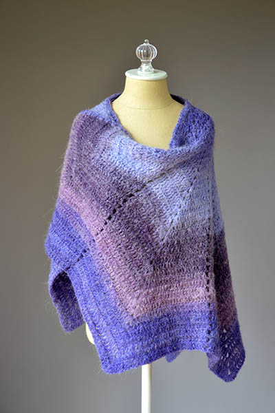 Allium Shawl Free Crochet Pattern