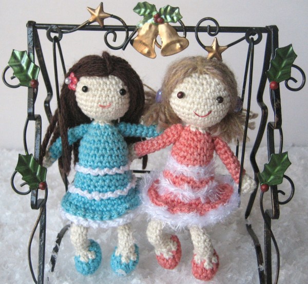 Mailin and Skyla Free Crochet Doll Pattern
