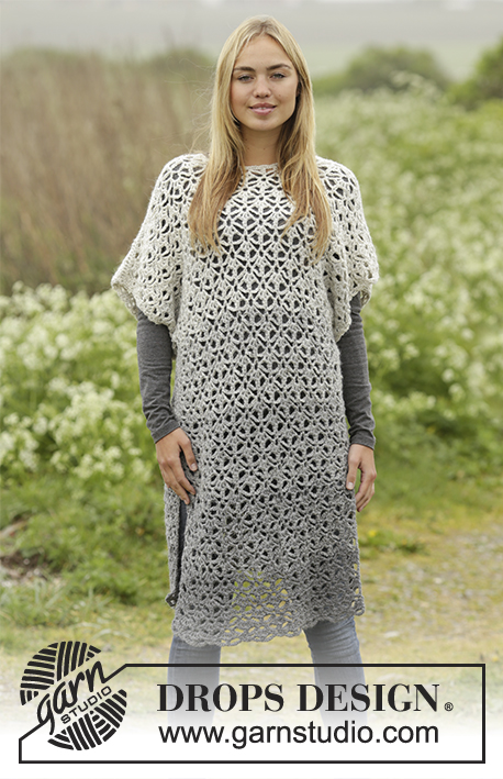 Winter Skies Tunic Dress Free Crochet Pattern