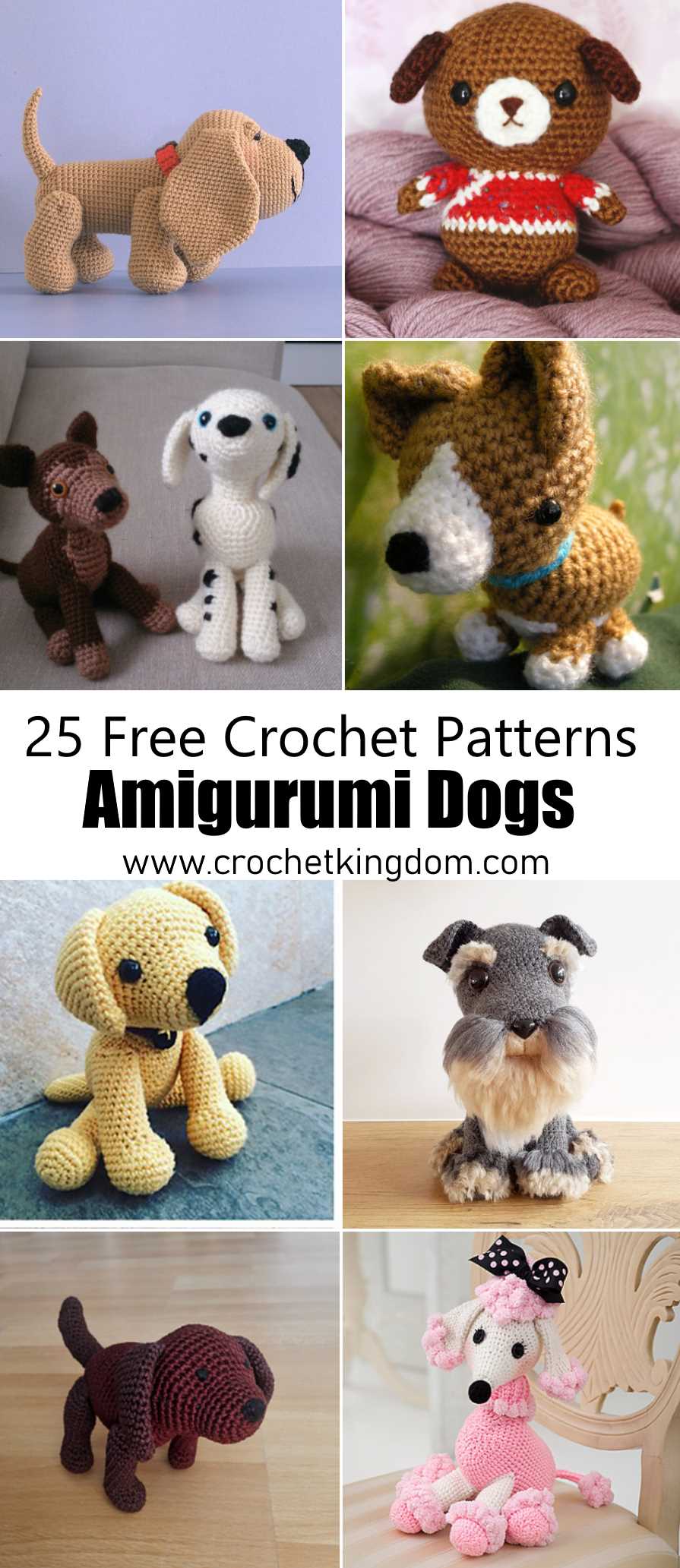 25 Free Amigurumi Dog Crochet Patterns To Download Now