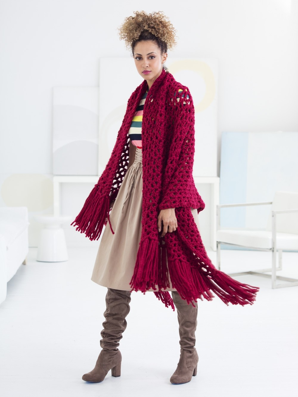 Ryebrook Shawl Free Crochet Pattern