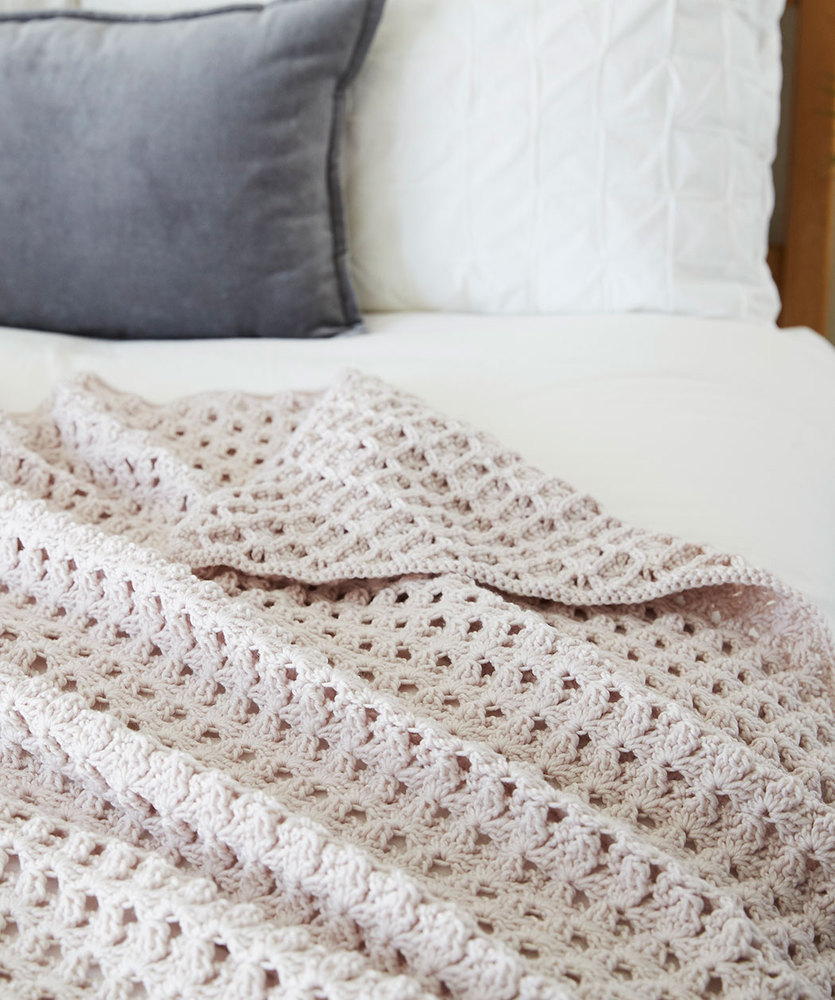 Free Crochet Pattern for a Hygge Chic Throw