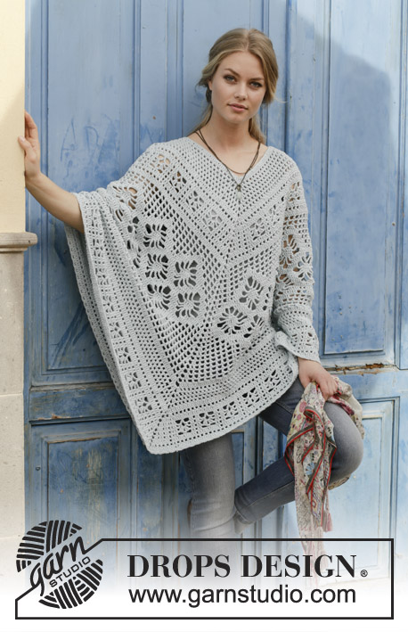 Free Crochet Pattern for Cressida Lace Poncho