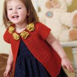 Free Crochet Pattern for a Baby Girl Cardigan