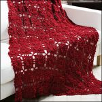 Free Crochet Pattern for a Merlot Throw